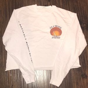 brandy melville cropped long sleeve